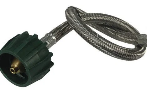 100868-15-MBS – MB STURGIS Propane Hose, Propane Feed Hose 1/4 Inch Male Pipe Thread Stainless Steel 15 Inch Length
